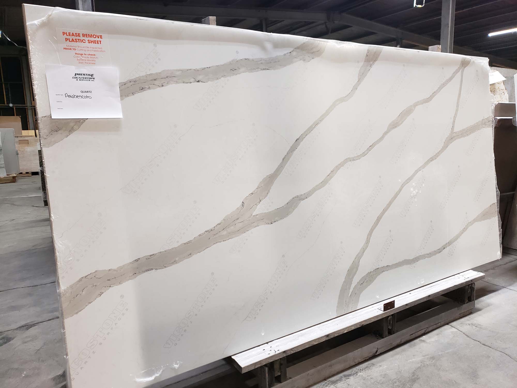 quartz slab