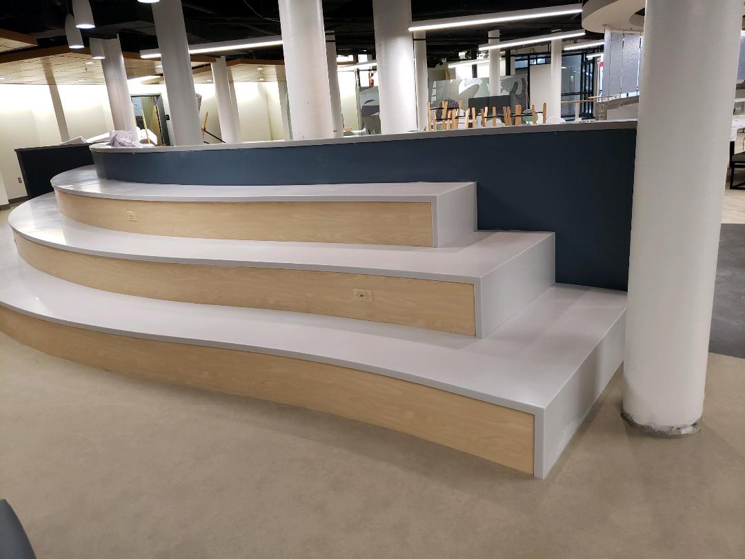 Corian seating